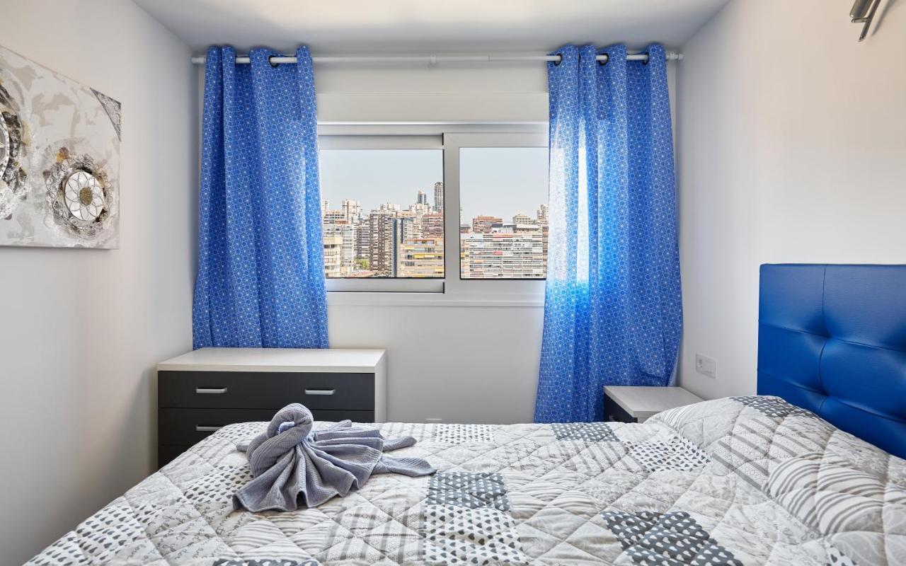Las Palmeras 15A Apartment Benidorm Bagian luar foto